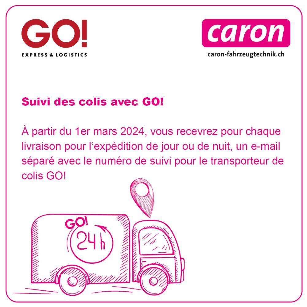 Suivi des colis avec GO!