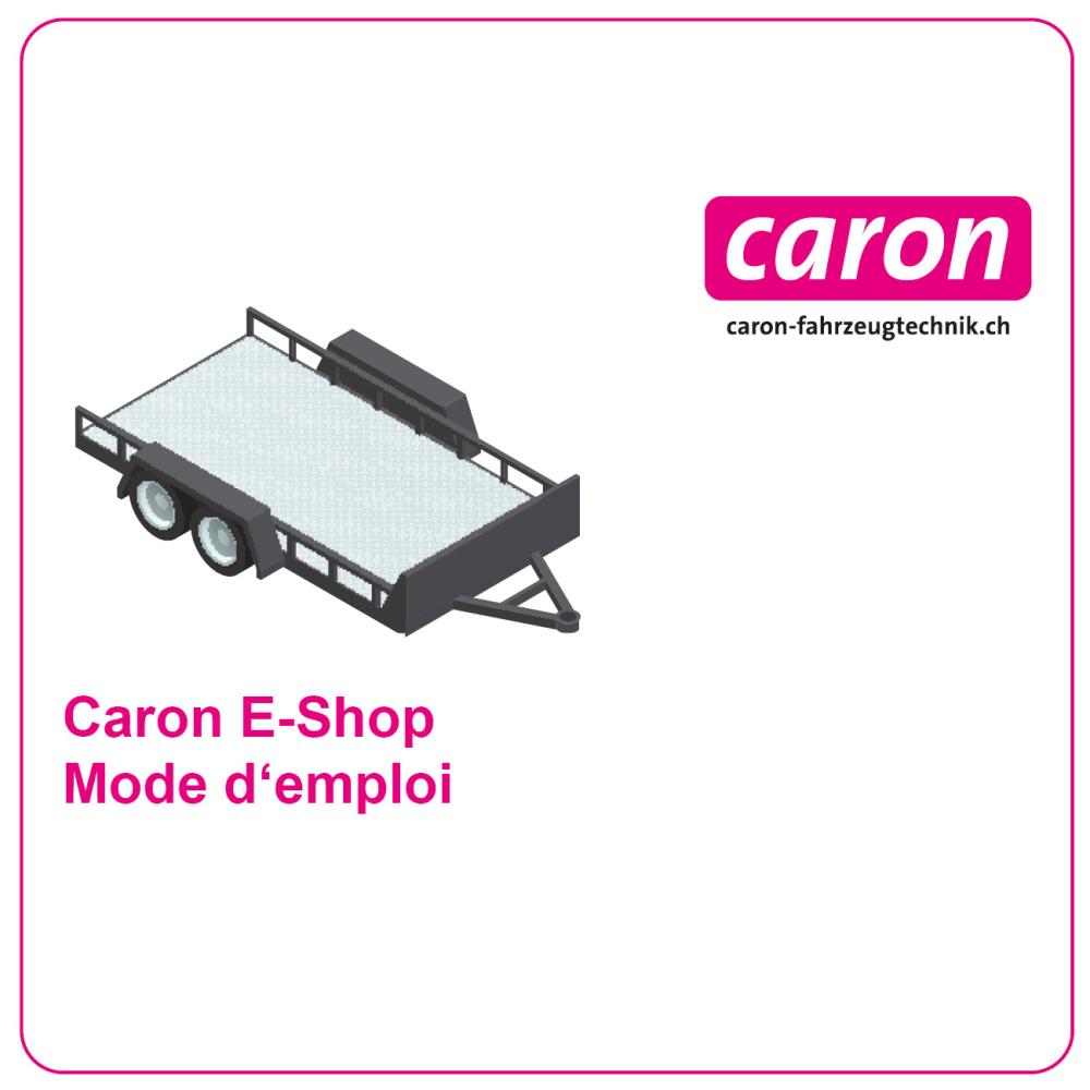 Mode d'emploi E-Shop Caron