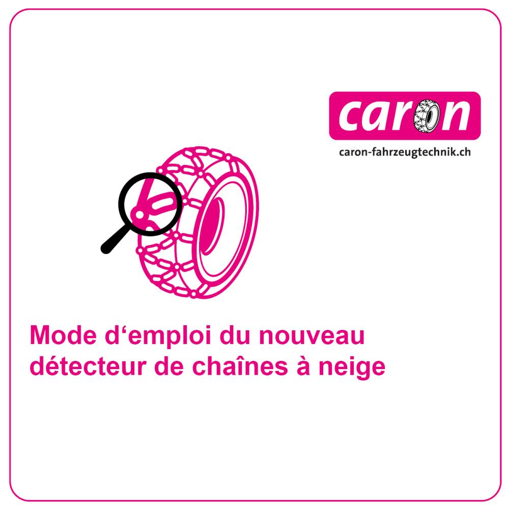 Mode d'emploi du sélecteur de chaînes à neige