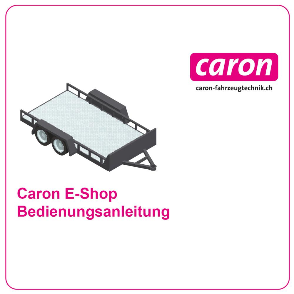 Anleitung E-Shop Caron IN BEARBEITUNG