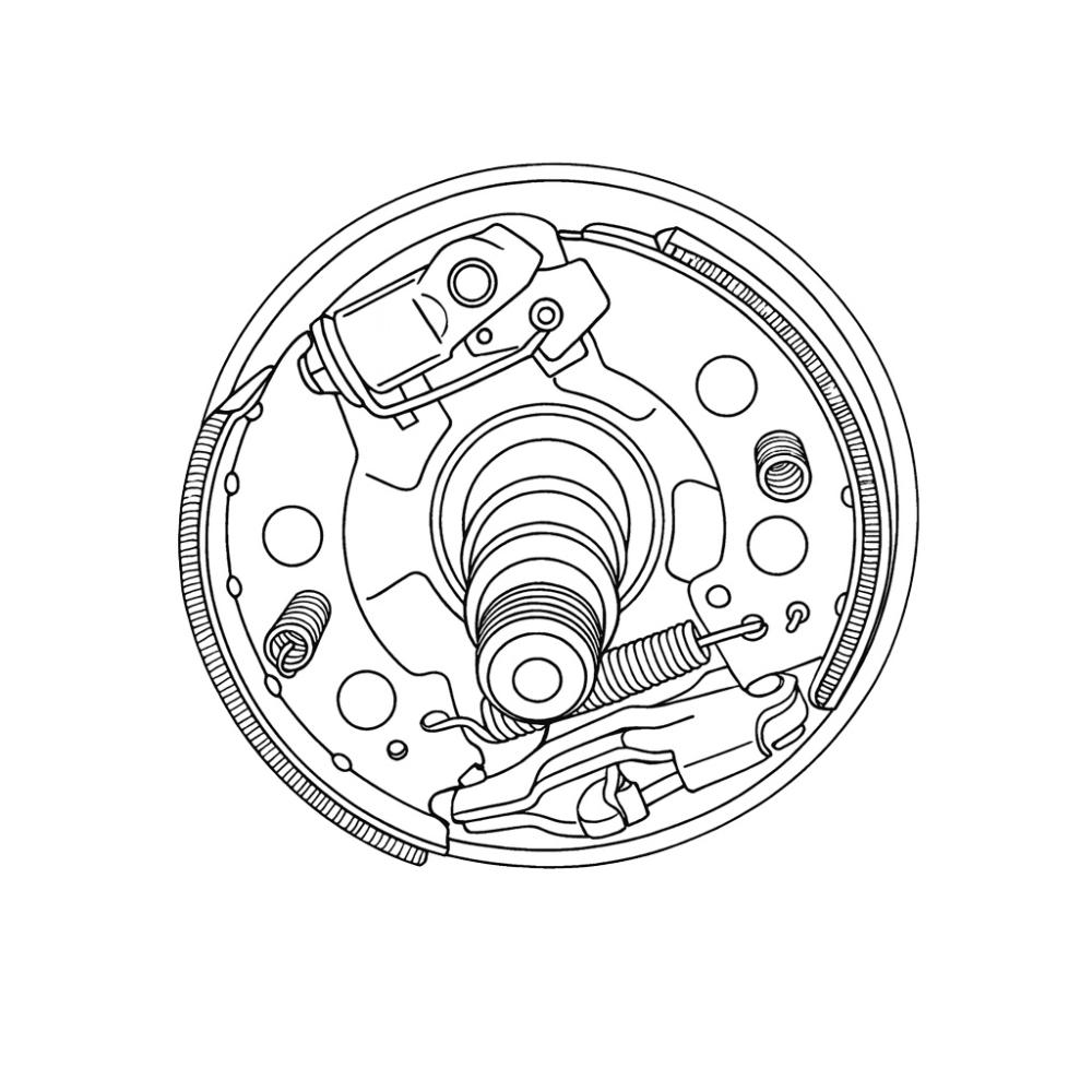 Montage correct des freins sur la remorque