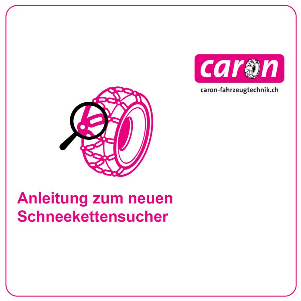 Anleitung zum neuen Schneekettensucher