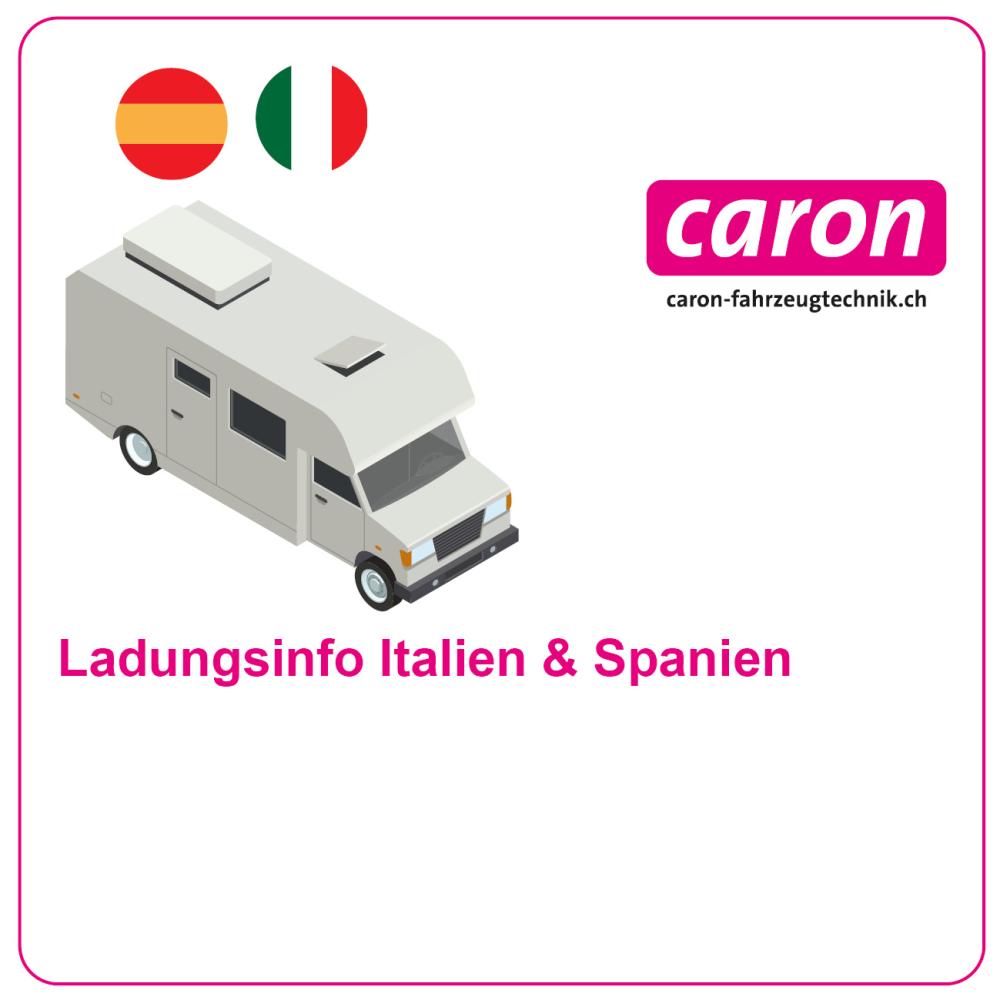 Ladungsvorschriften Italien & Spanien