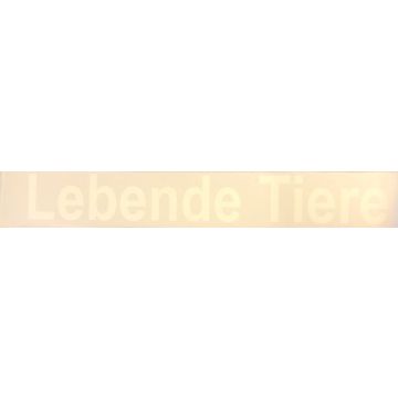 Selbstklebefolie "Lebende Tiere" weiss