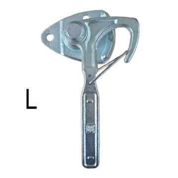 Hebelverschluss links mit Feder 008000101