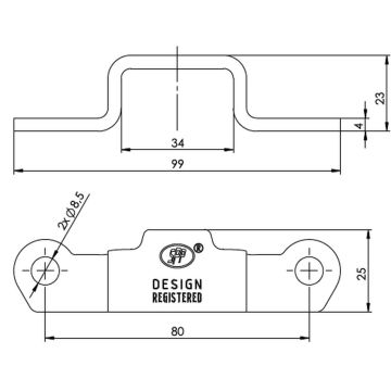 Gegenhalter für Exzenterverschluss 008000219