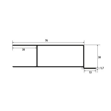 Fermetures à levier enc. ALU 25mm, ga.,180°