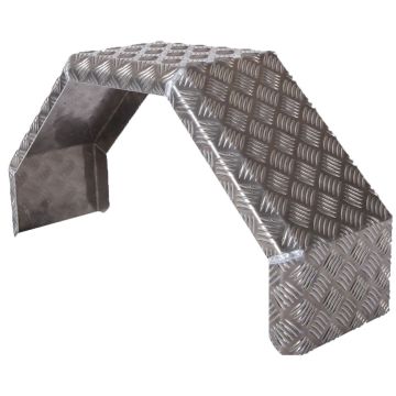 Garde boue 1-essieu Alu tôle gaufrée 010100784