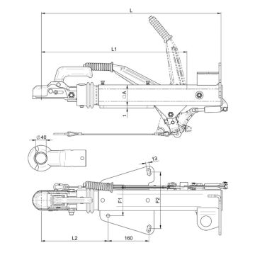 Timon WAP: 15/15.1 jusqu'à 1500kg, 100kg 011002005