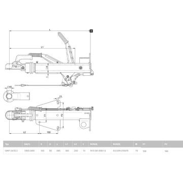 Timon WAP: 24/35.2 jusqu'à 2400kg, 150kg 011002015