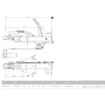 AE WAP: 35/35.4 bis 3500kg, 150kg 011002020