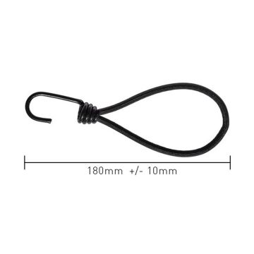 Tendeur élastique  180 mm avec 1 crochet spiral