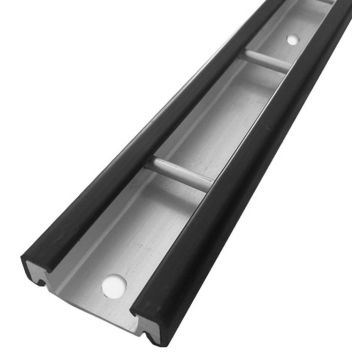 Stäbchen-Zurrschiene mit PVC Schutz