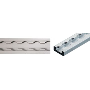 Airlineschiene Alu eckig eloxiert 013010063