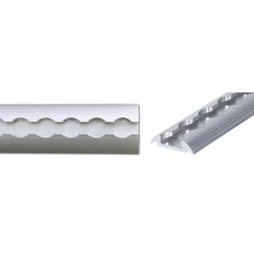 Rail airline construction, alu rond