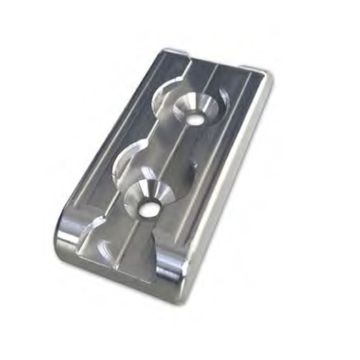 Point fixation pour rail airline, aluminium
