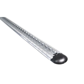 Airlineschiene Alu rund mit LED-Stripes