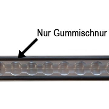 Câble élastique,   6mm, caoutchouc noir