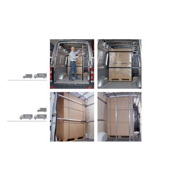 Barre de serrage alu KIM46 2110-2150mm, Ø 19mm, 200 daN