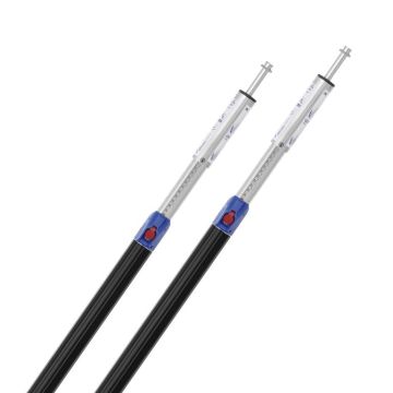 Barre de serrage alu KIM44 1550-2050mm, Ø 19mm, 350 daN