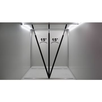 Sperrstange Alu "Twister" 1400-2000mm