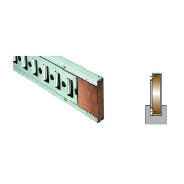 Kombi Zurrlatte Alu 120 x 25mm eloxiert