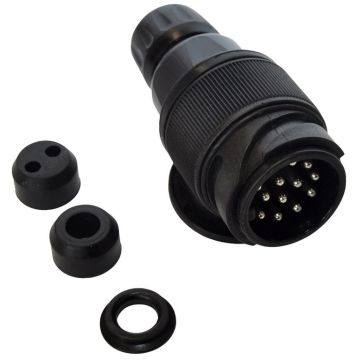 Stecker 13-pol Kunststoff, drehbar (Jaeger)