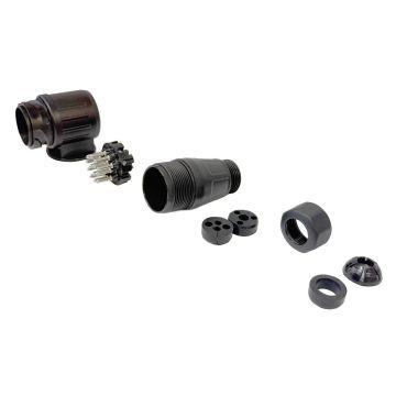 Stecker 13-pol Kunststoff, drehbar