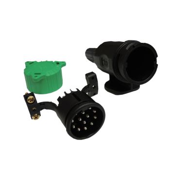 Fiche mâle 13-pol plastique, pivotant (Menbers) 014000133