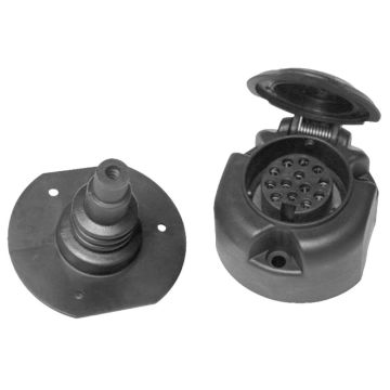 Steckdose 13-pol Kunststoff 12V