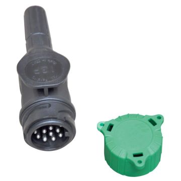 Fiche mâle 13-pol plastique, pivotant (Menbers)