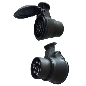 Adaptateur court mini de 7 sur 13-pol,