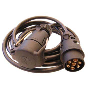 Verlängerungskabel  7-pol  1.0m Stecker + Dose