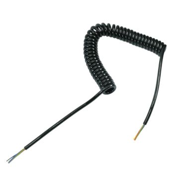 Spiralkabel  7-pol Arbeitslänge 4m