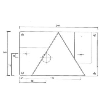 Schlussleuchte Multipoint I  (3) rechts (40.224.013)  12V