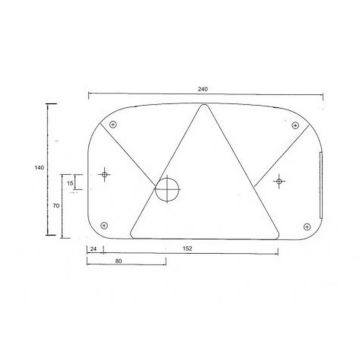 Schlussleuchte Multipoint II (2) links (40.248.311) 12V