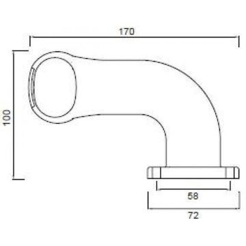 Feu de gabarit Aspöck Superpoint 2  12-24V  gauche