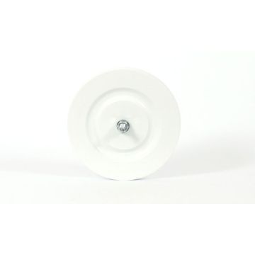 Rückstrahler Ø 75 mm weiss