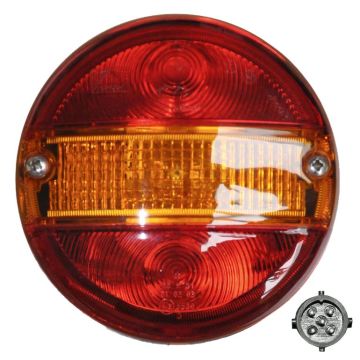 Feu arrière Aspöck rond 5-pol 014000433