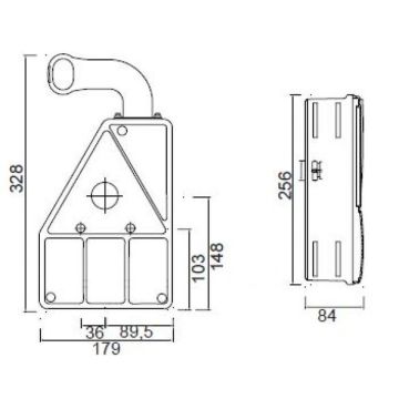 Feu arrière Earpoint 1 droit 5-pol 014000515