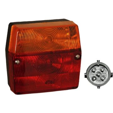 Feu arrière Minipoint Aspöck ga.+dr. 5-pol