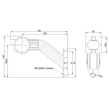 LED Umrissleuchte Fristom FT-140 12/24V  links