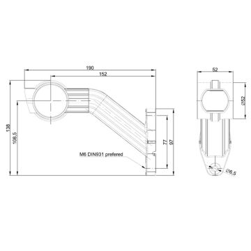 LED Umrissleuchte Fristom FT-140 12(24V  rechts