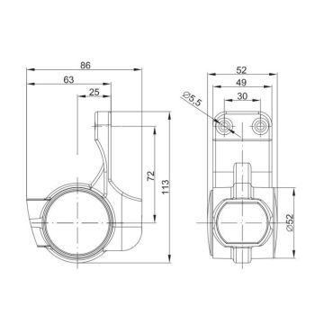 LED Umrissleuchte Fristom FT-140 WL 12/24V  links 014000756