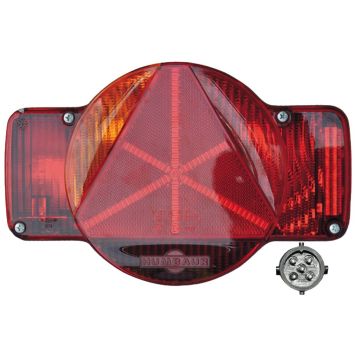 Schlussleuchte Humbaur links 5-pol waagrecht