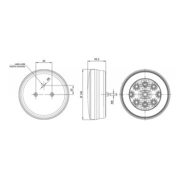 LED Nebelschlussleuchte Fristom FT-111 12/24V