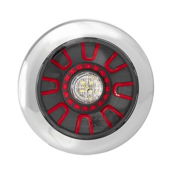 LED feu arrière Fristom FT-314 12/36V  ga/dr chromé