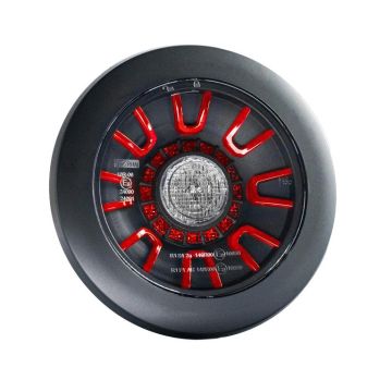 LED feu arrière Fristom FT-314 12/36V ga/dr Black