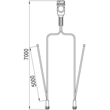 Aspöck Jokon câble de raccordement, 7-pol 7m 014003173