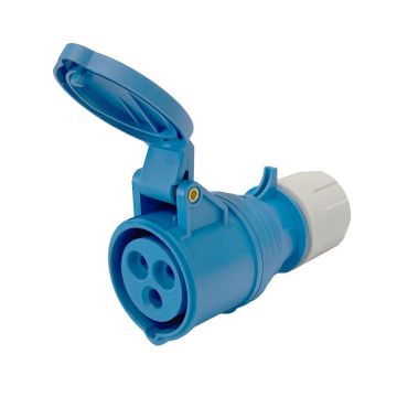 Steckerkupplung  CEE 16A 3-pol, 230V